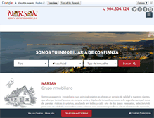 Tablet Screenshot of narsan.com